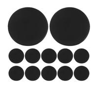 GETAJGHSD Fundas de Silicona Reutilizable para Estetoscopio Negro 12 Textura Que Reduce Molestias para Enfermeras y Médicos