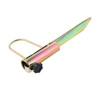 GETAJGHSD Galvanizado Ancla 36mm de Hierro para Sombrilla, Playa | Soporte de Arena Dorado, Mantiene el Parasol Erguido, para Varillas de 32 28 25mm