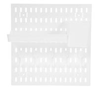 GETAJGHSD Gancho Expositor para Tablero Perforado de Polipropileno Blanco Diseño Versátil y Espacio Extra para Colgar, Adecuado para Cocina y Hogar