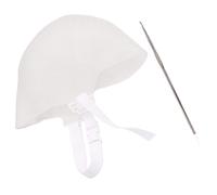 GETAJGHSD Gorro de Silicona Blanco para Teñir el Cabello Ajuste Cómodo y Diseño No Perforado, 2 Juegos para Mechas Proceso de Coloración del Cabello