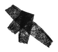GETAJGHSD Guantes sin Dedos de Encaje Negras Diseño Floral Elegante Protección UV y Secado Rápido, Mangas de Brazo de Poliéster para Mujer para Verano y Pesca