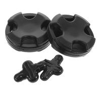 GETAJGHSD Juego de Amortiguadores y Estabilizadores de Cuerda de Goma para Práctica de Tiro en Exteriores, Kit Instalación Sencilla para Arqueros, Color Negro