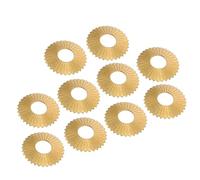 GETAJGHSD Juntas de Cobre para Perillas de 10 Unidades, Diseño Antiguo Chino para Decoración de Muebles y Edificios Tradicionales, Accesorios de Latón 1,7 CM