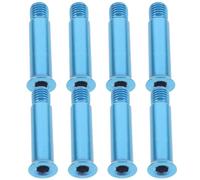GETAJGHSD Kit de Tornillos para Ejes de Patines, 8 Piezas Azules de Aleación para Mantenimiento y Reparación en Patinaje Recreativo