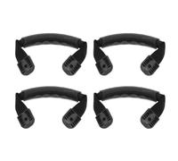 GETAJGHSD Manijas de Agarre Ergonómicas para Kayak y Canoas de Plástico Negro 4 Piezas con Herrajes para Transporte Seguro en Aventuras al Aire Libre