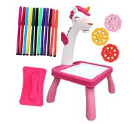 GETAJGHSD Mesa De Dibujo Proyector De Unicornio Juguete De Proyección De Dibujos Animados Tableta De Proyector