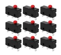 GETAJGHSD Microinterruptores de Límite Material Ppa para Electrodomésticos, Paquete de 10 Unidades Tacto Sensible y Fácil de Limpiar, Ideales para Técnicos y Aficionados al Bricolaje para