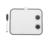 GETAJGHSD Mini Pizarra Magnética de Borrado en Seco Rotulador y 2 Imanes, Tablero Pequeño de Plástico y Hierro para Escribir, Dibujar y Compartir Ideas