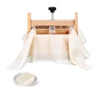 GETAJGHSD Molde de Prensa de Tofu de Madera Beige para Hacer Tofu Firme Paño Duradero, Herramienta Estable y Confiable para Cocina y Bricolaje en Casa