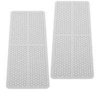 GETAJGHSD Molde de Silicona Flexible para Repostería Forma de Panal 3D, 2 Piezas para Hornear Fondant, Chocolate y Decoración de Postres