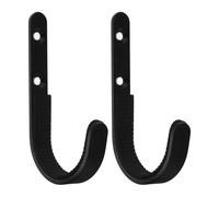 GETAJGHSD Montaje en Pared Ganchos Resistentes para Herramientas, 2 Piezas de Acero Inoxidable, Organizador para Garaje y Cobertizo, Colgador para Bicicletas y Escaleras