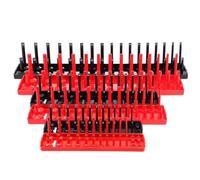 GETAJGHSD Organizadores de Herramientas de Plástico Juego de 6 Base Estable Soportes para 1/4, 3/8 y 1/2 Pulgadas para Escritorio y Espacio de Trabajo