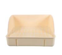 GETAJGHSD Orinal de Entrenamiento para Conejo y Cobaya Malla de Plástico Adecuada Que Previene Heridas, Caja de Arena de Color para Jaula Adecuado en Parque o Jardín