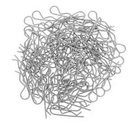 GETAJGHSD Pasadores de Chaveta Clips Tipo R Flexibles M2 X 50 MM, 100 Piezas, para Sistemas de Bloqueo en Camiones y Uso Mecánico Profesional