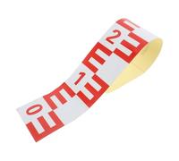 GETAJGHSD Pegatina Autoadhesiva Indicadora de Nivel de Agua 8x50 Cm Reflectante Roja, Regla Resistente al Agua y Humedad para Piscina, Estanque y Medición Precisa en Ambientes Húmedos