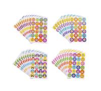 GETAJGHSD Pegatinas de Recompensa para Jardín de Infantes y Libros, 90 Hojas de Papel Diseño de Dibujos Animados, Fáciles de Pegar y Coloridas para Motivar Varios estilos