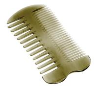GETAJGHSD Peine de Cuerno Artesanal Doble Cara para Masaje y Estimulación del Cuero Cabelludo, Ligero y Compacto, Adecuado para Uso en Kits de Belleza y Cuidado Personal Familiar