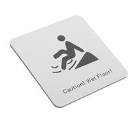 GETAJGHSD Placa de Señalización de Suelo Resbaladizo Mensajes Visuales para Baño y Centro Comercial, Autoadhesiva Uso en Interiores