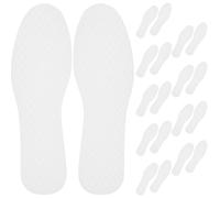 GETAJGHSD Plantillas de Suela Transpirables y Absorbentes de Sudor, 20 Pares de Papel Blanco para Mujer y Hombre, Reemplazables para Zapatillas Deportivas, Senderismo y Uso Diario (talla