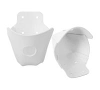 GETAJGHSD Protector de Patines Cubiertas para Punteras de Patines Cuero Sintético Blanco Ligero y Patinaje en Línea Diseño Simple
