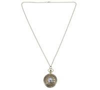 GETAJGHSD Reloj de Bolsillo Retro Tapa Pequeña, Cuarzo Analógico y Cadena Corta, Estilo Vintage para Uso Diario y Obsequio Unisex