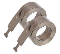 GETAJGHSD Resortes de Tensión de Acero Inoxidable para Persianas, 2 Rollos de 2 Lbs, Clip Plano, Adecuado para Reparación de Ventanas Abatibles en Apartamentos Pequeños