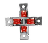 GETAJGHSD Rodillos De Puerta Corredera De Acero Inoxidable y Nylon Cojinetes, Silenciosos, Para Herrajes De Armarios y Ventanas, Kit De 2 Ruedas Para Uso Doméstico y Repuesto Duradero