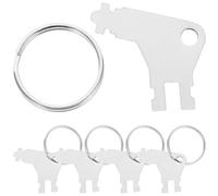 GETAJGHSD Set de 5 Llaves para Dispensador de Rollos de Papel Higiénico en Acero Inoxidable Función para Dispensadores de Papel en Baños y Áreas Sanitarias
