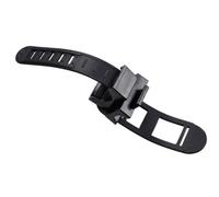 GETAJGHSD Soporte para Linterna de Bicicleta de Plástico Negro, Antideslizante y Fácil de Liberar, Ajustable para Manillar, Paquete de 2 Piezas para Luces Delanteras