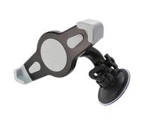 GETAJGHSD Soporte para tabletas de vehículo con Ventosa Grande, Soporte para navegador y Tablet Ajustable, Material ABS, instalación Manual, Color Negro, para Uso en Coche