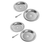 GETAJGHSD Soporte Seguro Varillas Diseño Inoxidable de Acero de para Desmontable y Base Redonda para Almacenamiento Práctico, Paquete de 2 Unidades