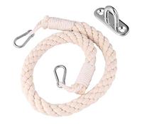 GETAJGHSD Toallero de Cuerda de Algodón con Accesorios Metálicos Soporte Múltiple para Papel Higiénico y Toallas Decoración Náutica para Baño Estilo Costero y Rústico