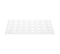 GETAJGHSD Topes de Puerta de Silicona Autoadhesivos para Muebles, Almohadillas Antichoque Transparentes Diseño Único y Fácil de Pegar para Protección de Paredes