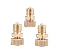 GETAJGHSD - Tornillo de purga de aire de cobre, 30 Mpa, 3 unidades, válvula de seguridad compacta para compresores de alta presión y accesorios industriales de bomba de aire