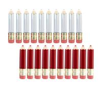 GETAJGHSD Tubos Vacíos de Labiales 20 de Brillo Labial de Plástico Reutilizables y Portátiles para Hacer Muestras en Viajes de Negocios