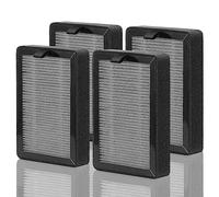 getalong [4 piezas] Filtros purificadores de aire de repuesto compatibles con LEVOIT LV-H128/PUURVSAS (HM669A) / ROVACS (RV60), filtro HEPA 3 en 1, filtro de carbón activado y prefiltro