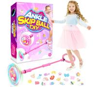 Getatoy Juguete Skip it DIY para niñas de 6, 7 y 8 años: juguetes al aire libre para niños de 4 a 8 años, bola de tobillo de 8 años, regalo de cumpleaños para niñas de 6 años, juguetes para niñas de 6