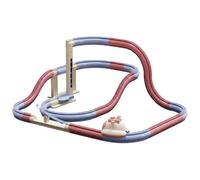 GETBSTOOP Conjunto de Trenes Eléctricos con Pistas Flexibles y Magnéticas, Trenes Espaciales en Circuito 3D con Diseño de Gravedad y Bloques de Construcción Motorizados para Niños de 3 a 8 Años