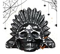 GETBSTOOP GET STOOP Silbato de muerte azteca, silbato de fantasma azteca, silbato de muerte de calavera de cuervo azteca, sonido aterrador para una atmósfera de fantasma aterradora, grito re