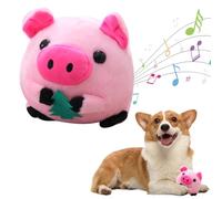 GETBSTOOP Juguete de Peluche para Mascotas en Movimiento Activo Juguetes interactivos para Perros y Gatos Juguete para Perros Que Habla se Mueve y Canta Juguete con Pelota chirriante para PE