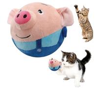 GETBSTOOP Juguete de Peluche para Mascotas en Movimiento Activo Juguetes interactivos para Perros y Gatos Juguete para Perros Que Habla se Mueve y Canta Juguete con Pelota chirriante para PE