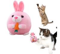 GETBSTOOP Juguete de Peluche para Mascotas en Movimiento Activo Juguetes interactivos para Perros y Gatos Juguete para Perros Que Habla se Mueve y Canta Juguete con Pelota chirriante para PE