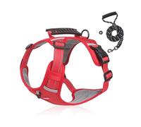 Getchewie Chewie Cozy Harness, Getchewie Dog Harness, Cozy Dog arness, Adjustable Chewie ozy arness No Pull og Harn ss Without Restraint, Anti-Breakaway, Reflective At Night (Red,XS)