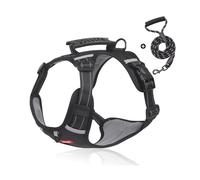 Getchewie Chewie Cozy Harness, Getchewie Dog Harness, Cozy Dog arness, Adjustable Chewie ozy arness No Pull og Harn ss Without Restraint, Anti-Breakaway, Reflective At Night (Black,XS)