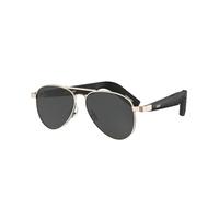 GetD Lentes de sol inteligentes con Bluetooth para mujer, lentes polarizados de nailon con patillas desmontables, audífonos de oreja abierta para escuchar música y llamadas