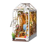getDigital Tiny House Bücherregal-haus Estructura de Madera Invernadero,