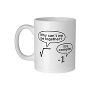 getDigital Nerd Geek It is Complex - Taza (cerámica, 1 unidad), color blanco