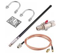 Getdoublerich 12dBi - Antena Lora 868MHz 915MHz para Helium Hotspot Miner HNT, para rak V2 V1, para bobcat 300, fibra de vidrio con conector N macho y cable de 1 m
