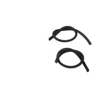 Getdoublerich 2 tiras de sellado para puerta de coche, pilar B, burlete de goma, resistente al viento, reducción de ruido, 75 cm, ajuste izquierdo y derecho, color negro