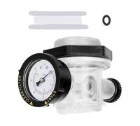 Getdoublerich 273564Z - Válvula de liberación de aire manual con manómetro para Pentair TR100C, TR140C, para filtros de piscina Triton II y Clean Plus, blanco/negro, kit de 3 piezas